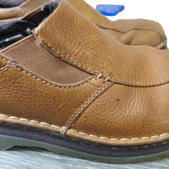 Dr. Martens Tevin Brown Leather Slip On Shoes Men’s 8 Women’s 9 Comfort Loafers - Picture 7 of 9